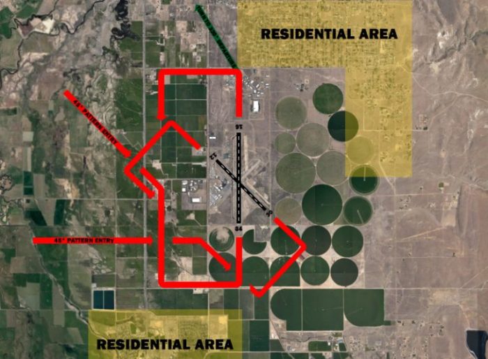 Powered Traffic map for Minden Airport