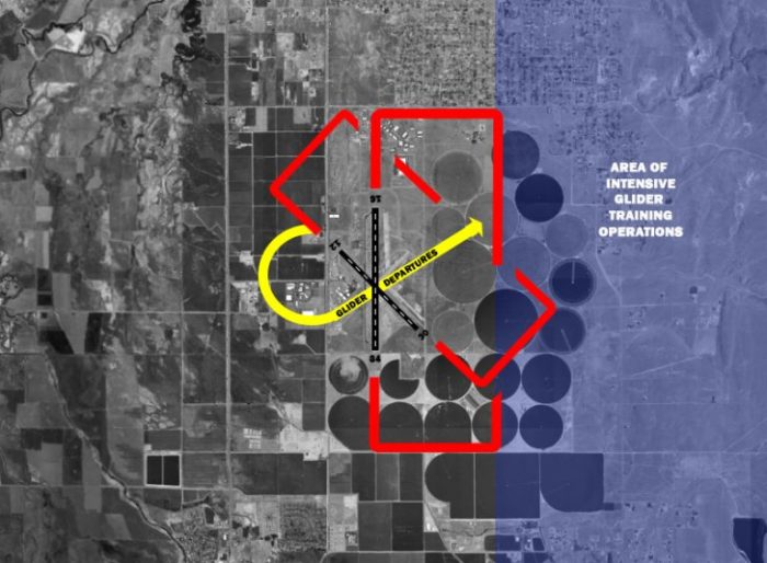 Local area map Gliders